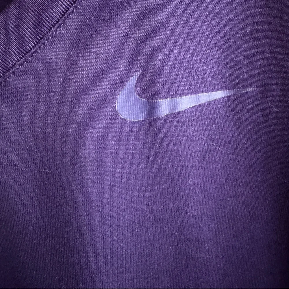 Nike Dri fit purple‎ short sleeve logo size large